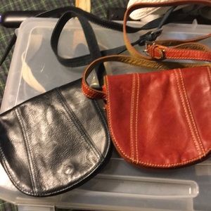 Ellington leather crossbody purse